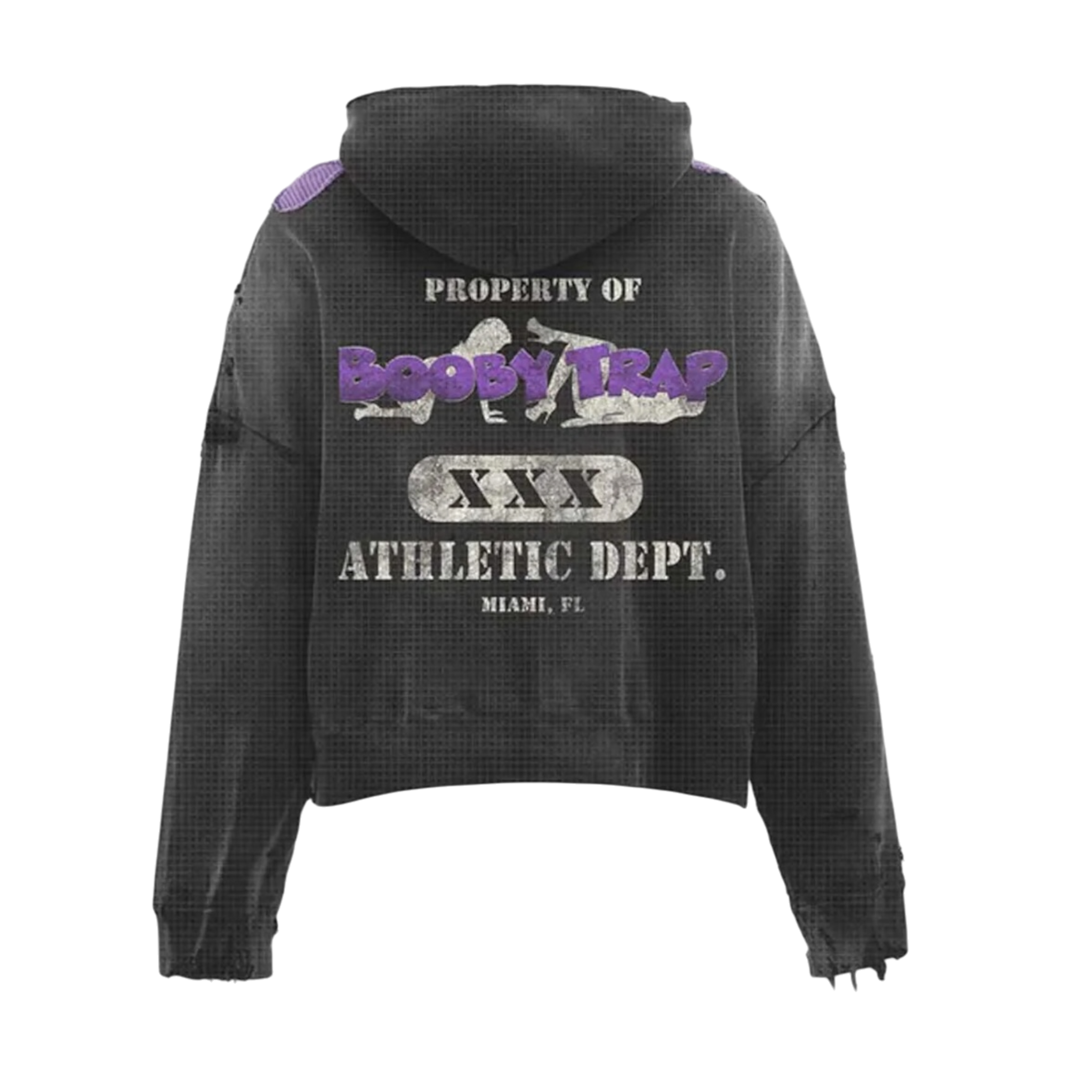 Triple Sevens x Booby Trap Reversible Hoodie (Black/Purple)