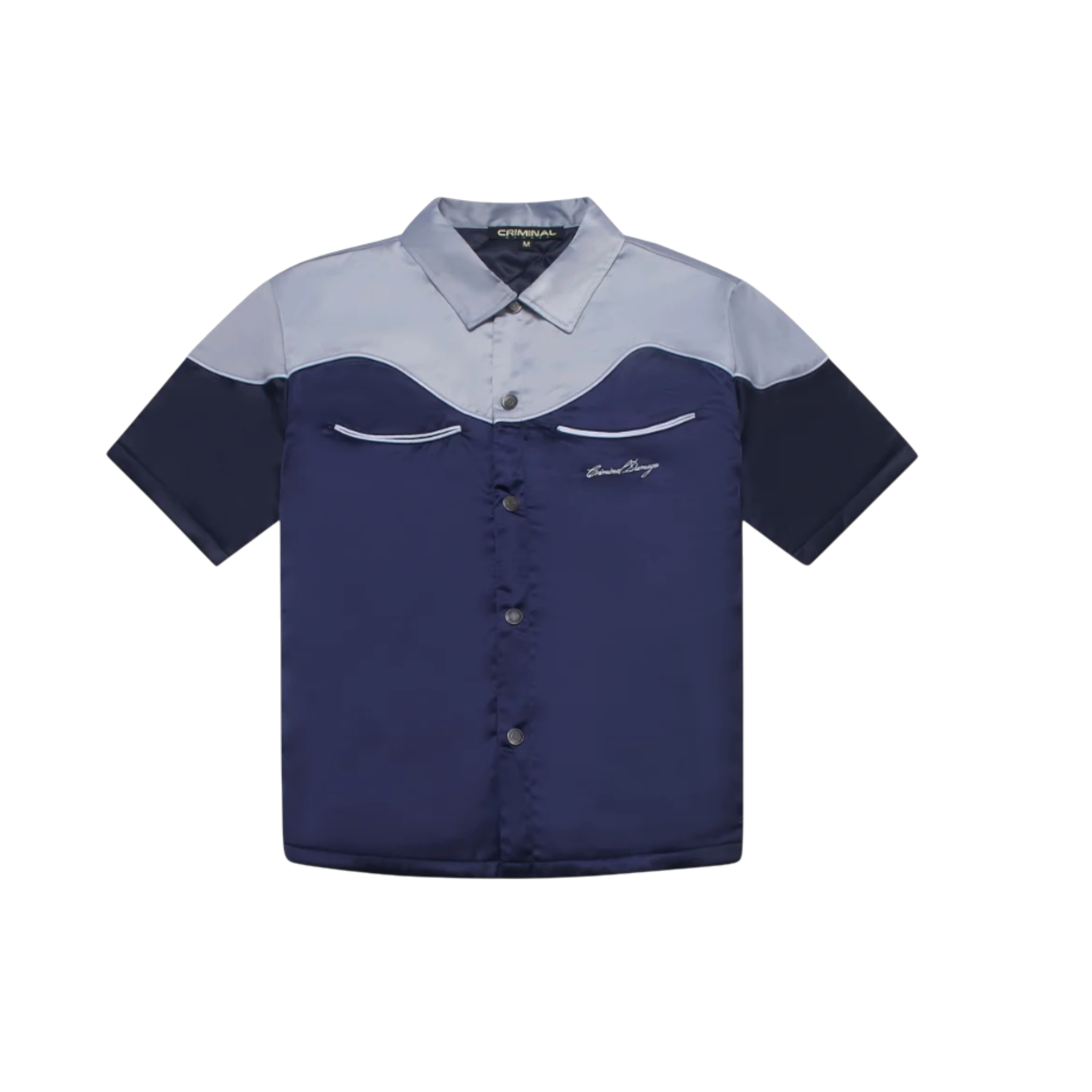 Criminal Damage Western Satin Shirt