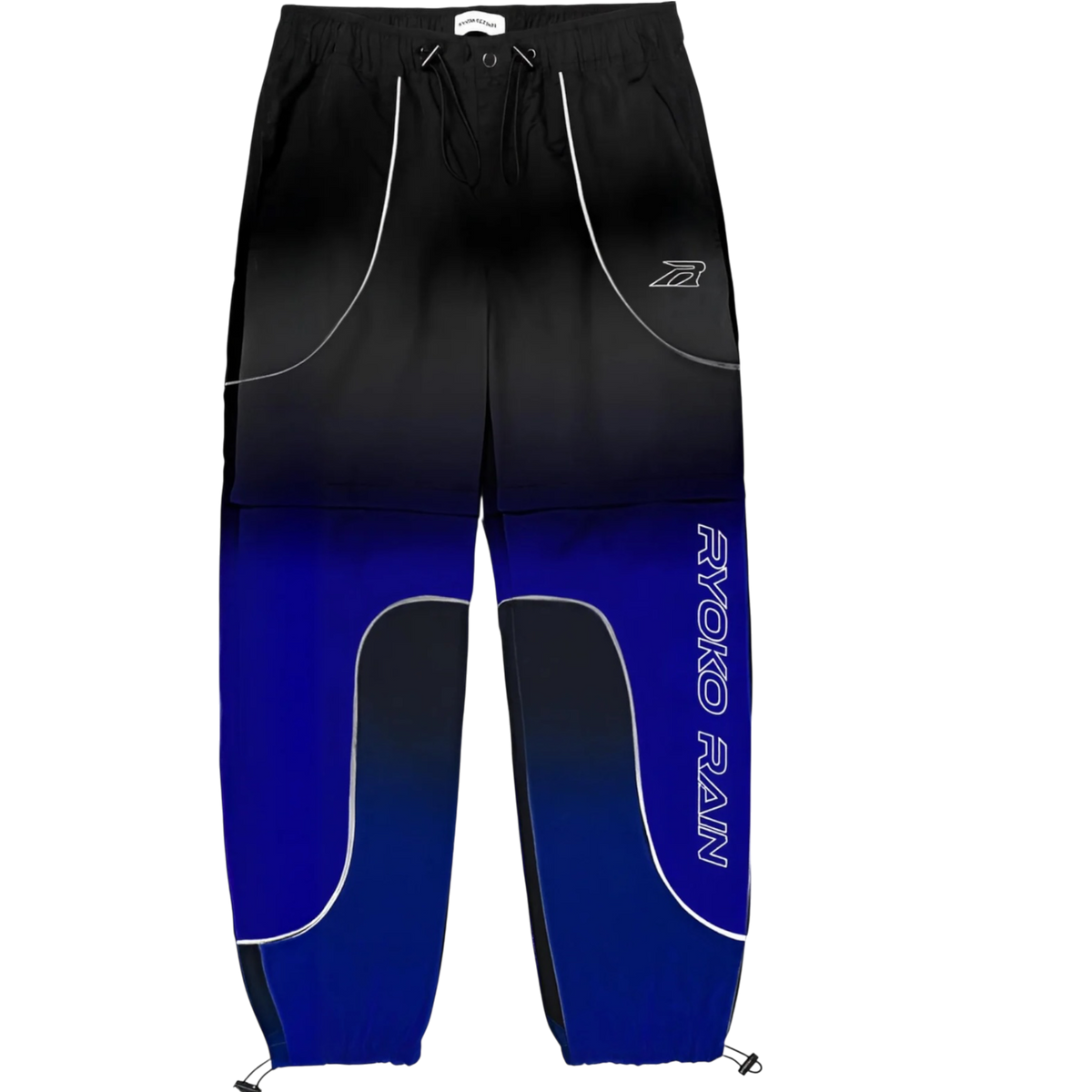 Ryoko Rain Navy Blue Gradient Track Pants