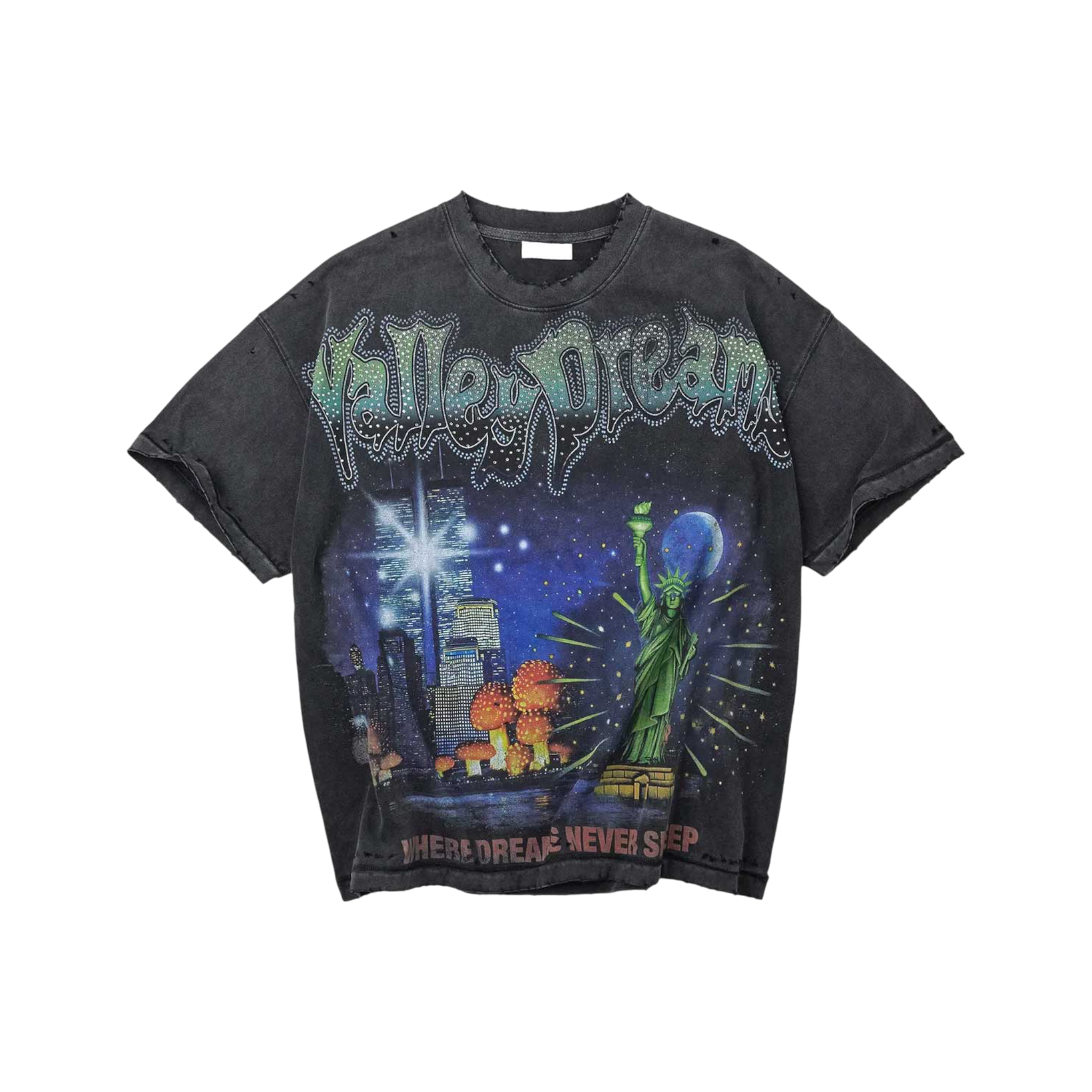 Vale Forever Skyline Bling Tee Black