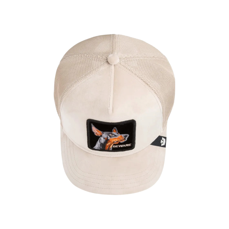 Goorin Velour Beware Doberman Trucker Hat