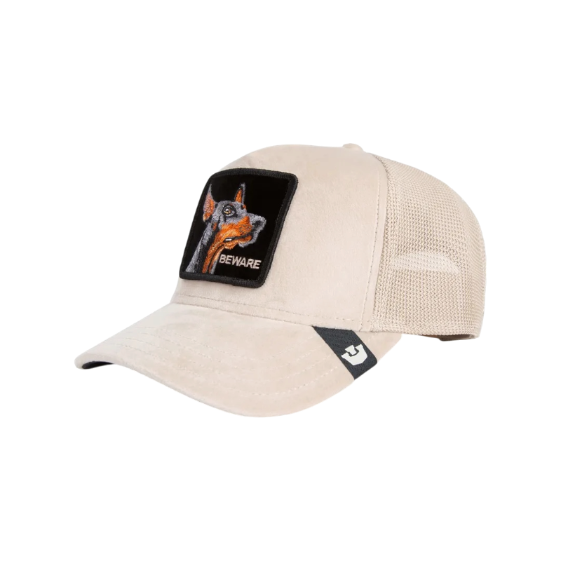 Goorin Velour Beware Doberman Trucker Hat