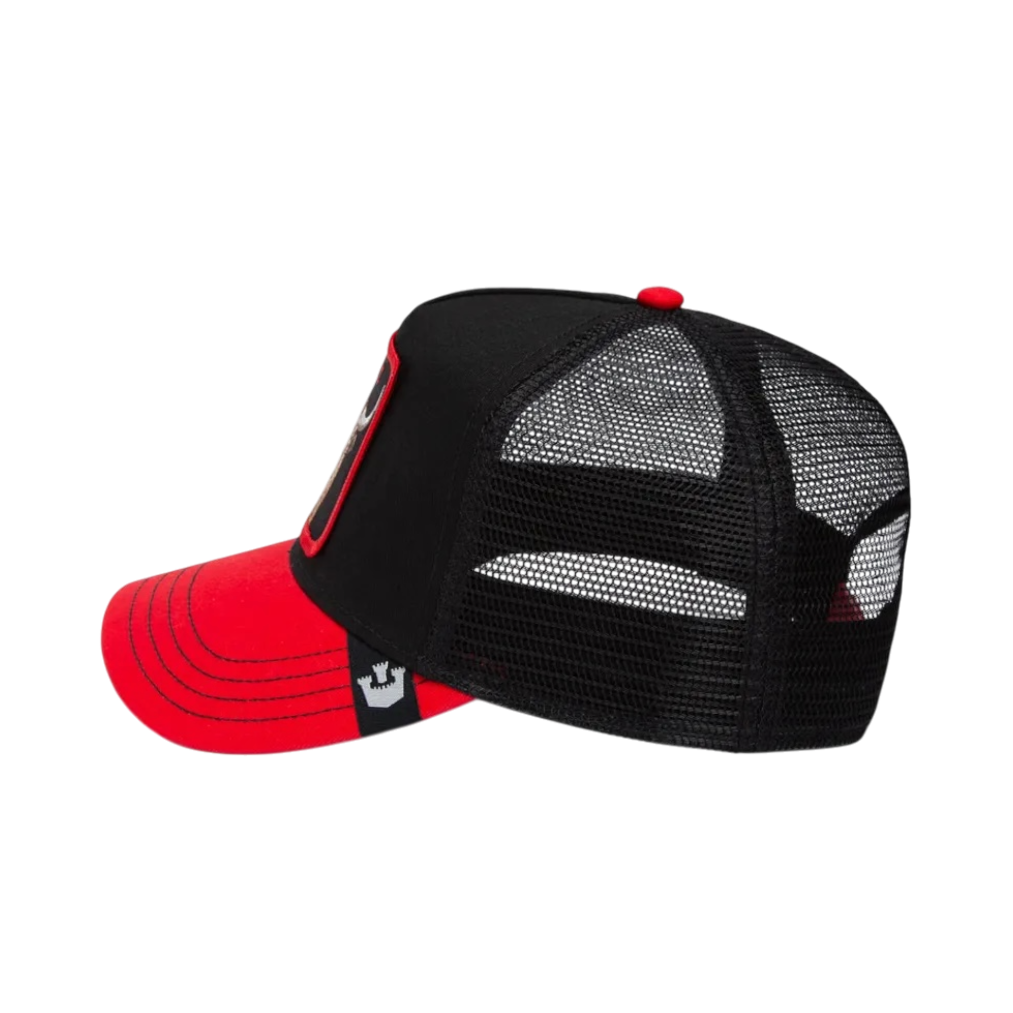 Goorin Goat Trucker Hat (Black/Red)