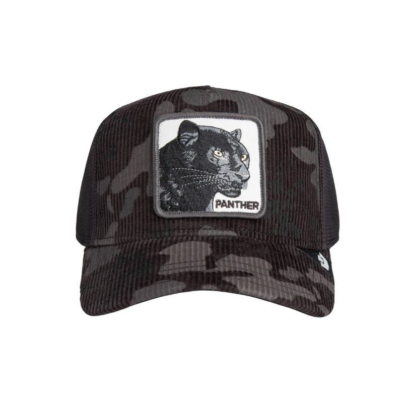 Goorin Panther Corduroy Camo Trucker Hat