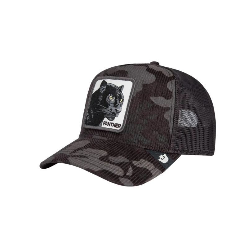Goorin Panther Corduroy Camo Trucker Hat