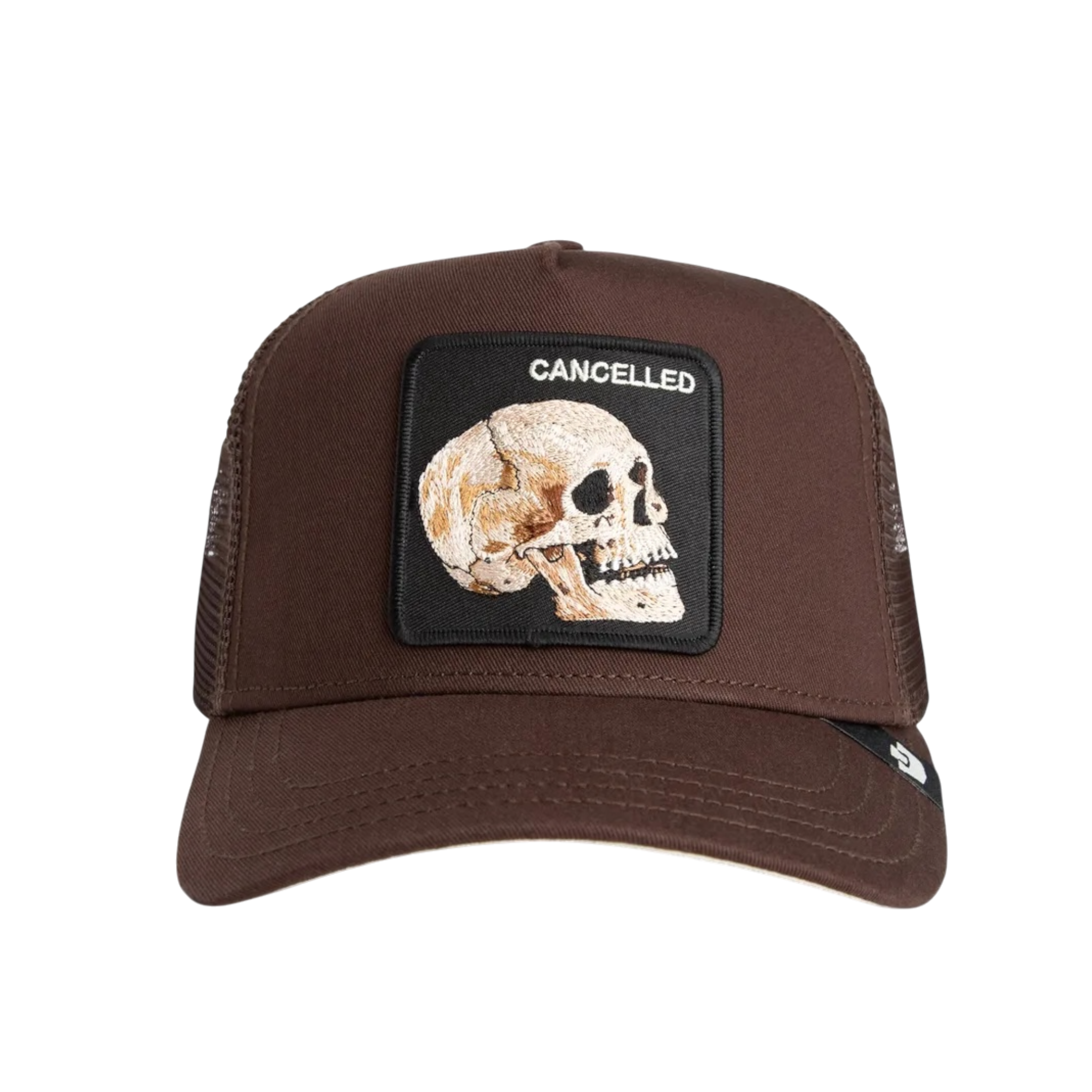 Goorin Cancelled Skull Trucker Hat