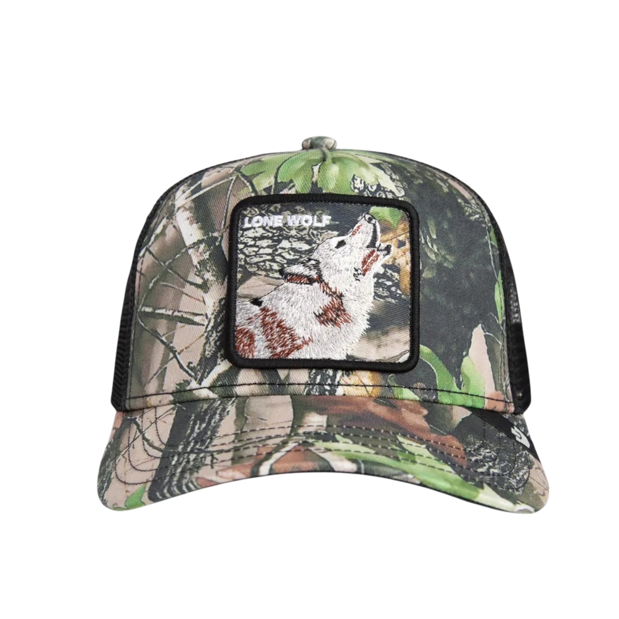 Goorin Lone Wolf Camouflage Trucker Hat