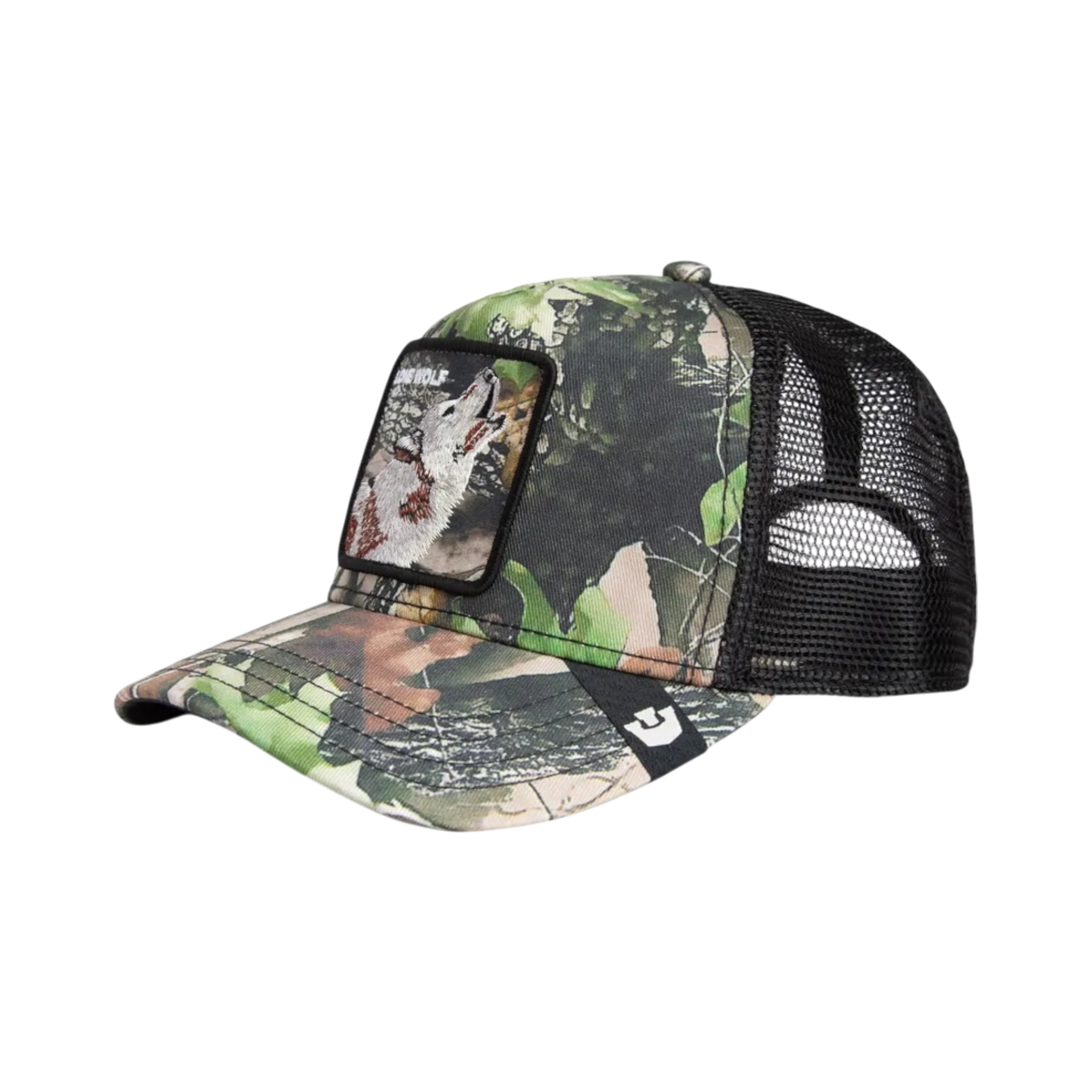 Goorin Lone Wolf Camouflage Trucker Hat