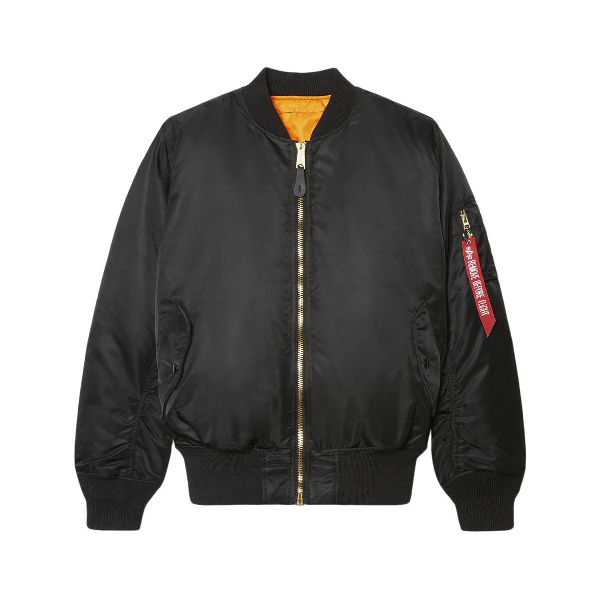 Alpha Industries MA-1 Heritage Fit Flight Jacket(Black)
