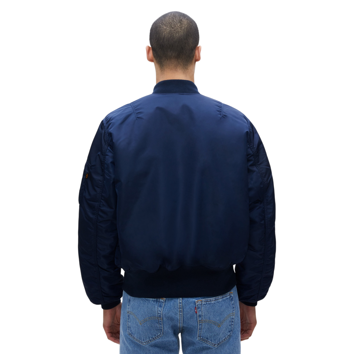 Alpha Industries MA-1 Heritage Fit Flight Jacket(Replica Blue)